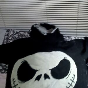 Jack skellington zip up jacket